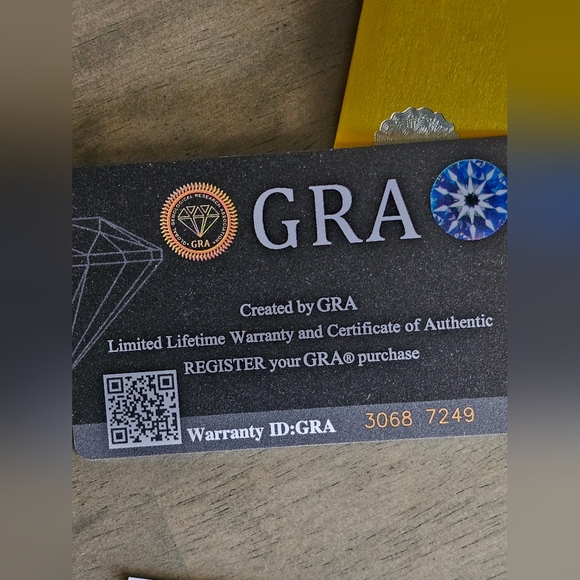 1 CT Moissanite Set In 14k White Gold Filled Band - Picture 9 of 9